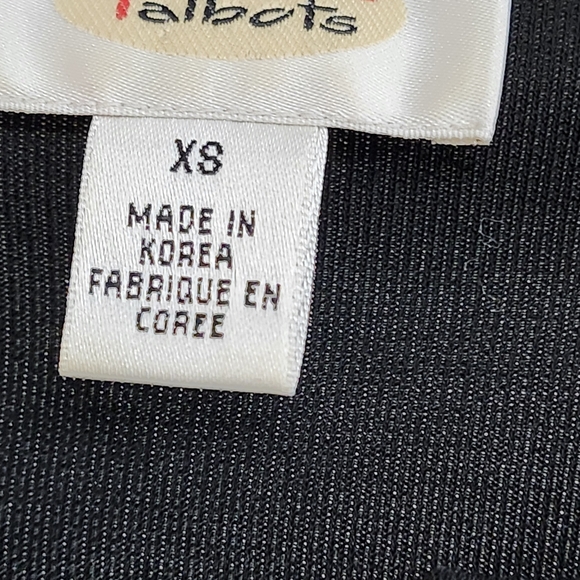 Talbots Black Open-Front Cardigan - Picture 2 of 3